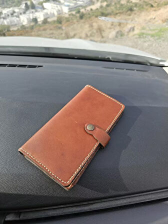 Hakiki Deri Kadın Cüzdan Bozuk Para Kartlık ve Kağıt Para Gözlü