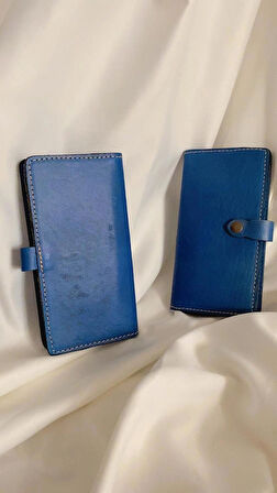 Hakiki Deri Kadın Cüzdan Bozuk Para Kartlık ve Kağıt Para Gözlü