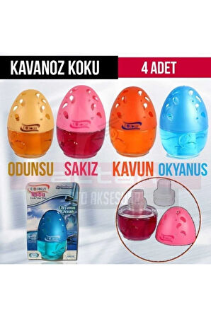 Küre-kavanoz Koku Kavun-sakız-odunsu-okyanus- 100ml 4adet
