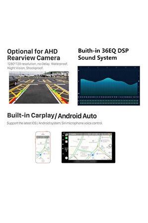 TOYOTA LAND CRUISER 90 1998-2002 Android Auto Carplay Navigasyon Multimedya Sistemi