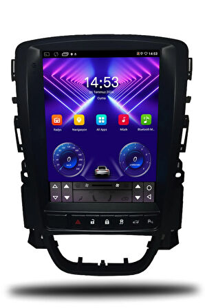 Opel Astra J Tesla Ekran 2010-2020 4K OLED Android Carplay Multimedya Sistemi Uyumlu