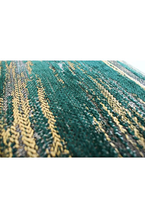 Etnik Desenli Dekoratif Yastık Kılıfı Çift Taraflı Şönil Dokuma Gizli Fermuarlı Etnik Kırlent Kılıfı