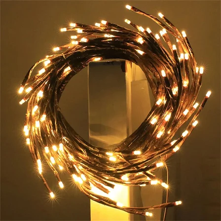 Güneş Enerjili 144 LED 8 Mod Dekoratif Ağaç Lamba -Dış Mekan Bahçe & Teras Süsü ve Aydınlatması