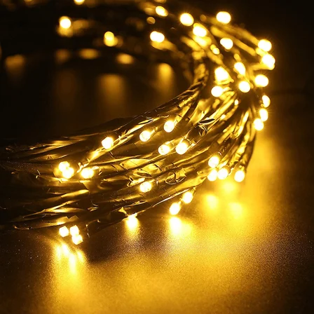 Güneş Enerjili 144 LED 8 Mod Dekoratif Ağaç Lamba -Dış Mekan Bahçe & Teras Süsü ve Aydınlatması