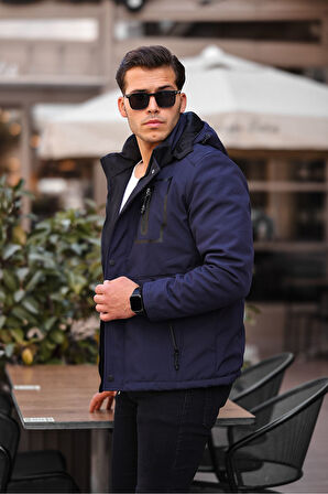 Outdoor Su,soğuk,rüzgar Geçirmez Içi Kürklü Elyaf Dolgulu Softshell Erkek Dağcı,kampcı,kayakcı Montu