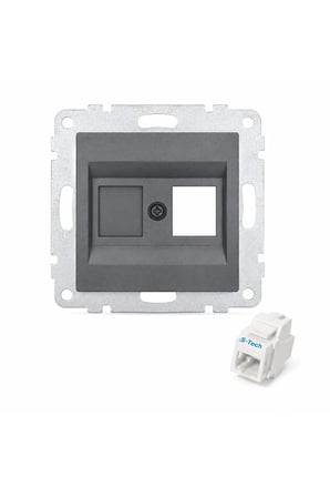 OVIVO Füme Data Priz (RJ45 İnternet Prizi)