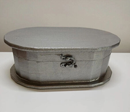 Ev Hediyesi Ofis Hediyesi Arkadaşa Doğum Günü Hediyesi Oval Ahşap Çok Amaçlı Saklama Kutusu