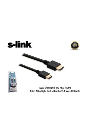 S-LİNK HDMI MALE TO MINI HDMI MALE 1.5 M