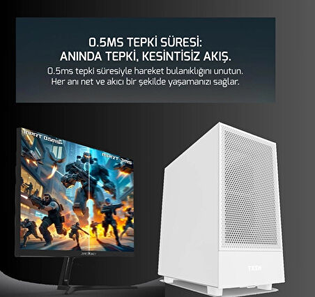 Ultra Hızlı Gaming Seti: Ryzen 7 5700 + RTX 5060 | 200Hz Monitör