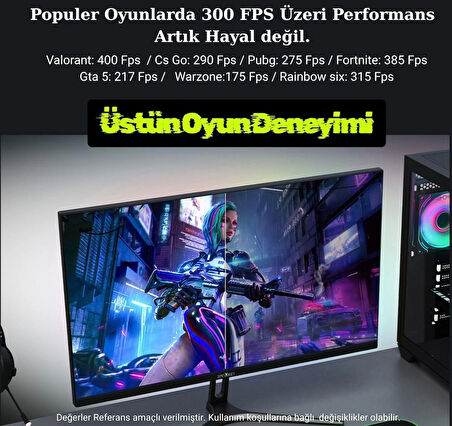 Ultra Hızlı Gaming Seti: Ryzen 7 5700 + RTX 5060 | 200Hz Monitör