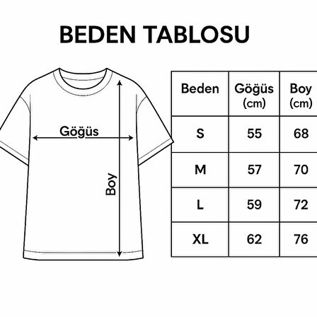 Kişiye Özel Oversize Unisex T-shirt %100 Pamuk (Kendin Tasarla)