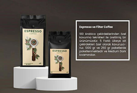 Oza Kahve %100 Arabica Espresso Çekirdek Kahvesi