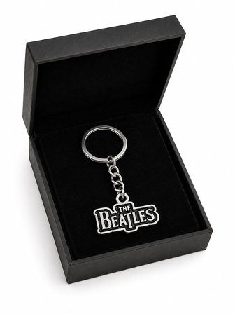 The Beatles Logo Metal Anahtarlık Dayanıklı Şık Müzik Temalı Anahtar Aksesuarı