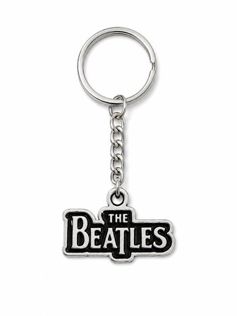 The Beatles Logo Metal Anahtarlık Dayanıklı Şık Müzik Temalı Anahtar Aksesuarı