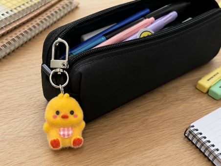 Lumi Chick Peluş Charm Anahtarlık – Sevimli Mini Civciv Çanta Süsü Hediye