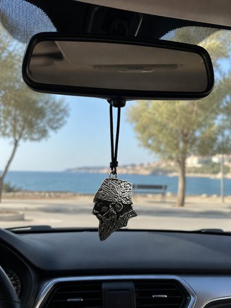 II. Abdülhamid Han Figürlü Araç Dikiz Aynası Süsü – Dekoratif Oto İç Aksesuarı