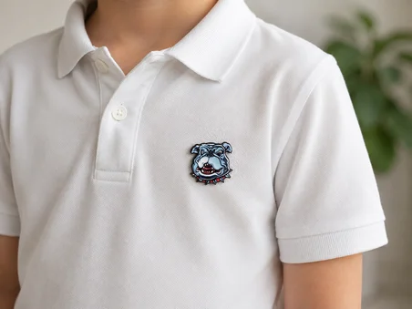 Bulldog Köpek Figürlü Metal Rozet Pin – Çanta Ceket İçin Eğlenceli Aksesuar