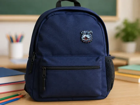 Bulldog Köpek Figürlü Metal Rozet Pin – Çanta Ceket İçin Eğlenceli Aksesuar