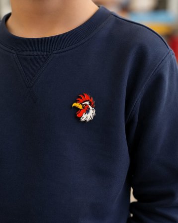 Horoz Figürlü Renkli Metal Rozet – Ceket Çanta Şapka İçin Şık Aksesuar