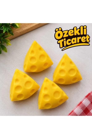 CHEESE SQUISHY – Peynir Dilimi Tasarımlı Esnek Stres Oyuncağı