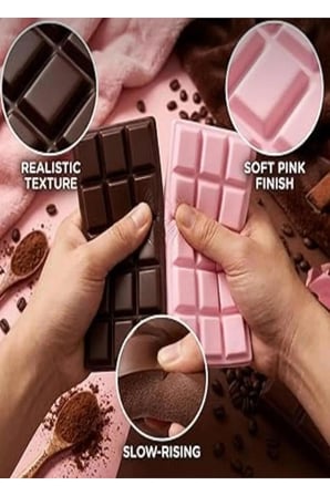 tablet Çikolata Tasarımlı Sukuşi Viral Sıkılabilir Stres Oyuncağı – Yumuşak Duyusal Slow Rising Squishy Oyuncak