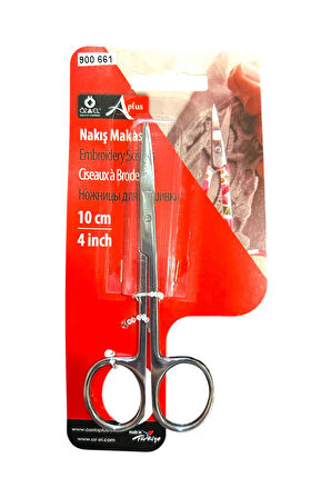 Düz Uçlu Nakış Makası,paslanmaz Çelik Makas, Çok Amaçlı Makas 10 Cm 4 Inch 900 661