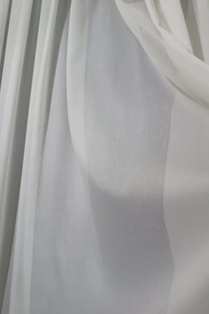 Bambu Tül Perde (1/3 Sık Pile) Ağır Gramajlı Kırışmaz Ütü İstemez