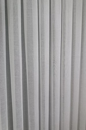 Keten Foldet Tül Perde (1/3 Sık Pile) Ağır Gramajlı Kırışmaz Ütü İstemez