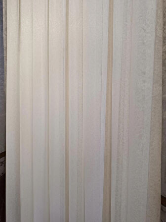 Özgün Perde Ekru Tül Perde (Sık Pile 1 x 3)
