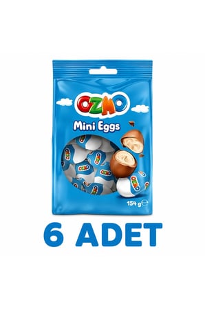 Şölen Ozmo Mini Yumurta Çikolatalar (154 g) x6 Adet