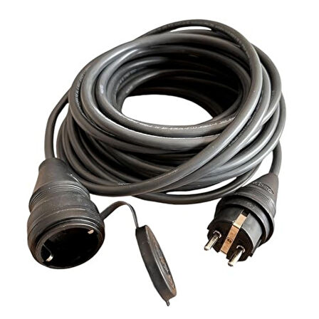  Öznur Kablo Evden Elektrikli Araba Şarj Uzatma Kablosu Topraklı Bakır 3 x 2.5 mm (10 Metre)