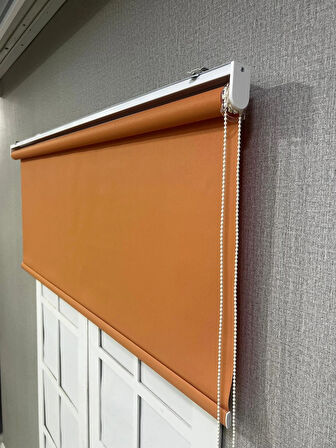 Donatti Güneşlik Düz Stor Perde İthal Mat Polyester Turuncu