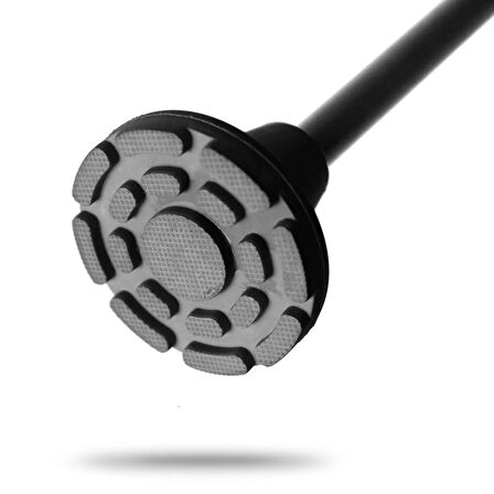 Ekstra Geniş Tabanlı Kaydırmaz Kauçuk Koltuk Değneği / Baston Lastiği (İç Çap: 1.6 CM)