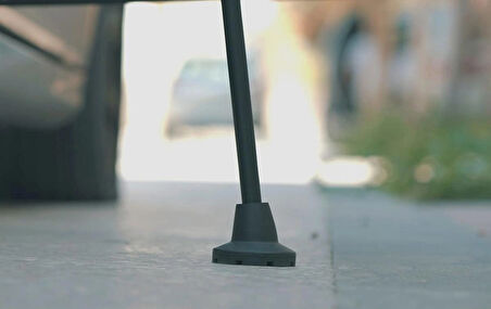 Ekstra Geniş Tabanlı Kaydırmaz Kauçuk Koltuk Değneği / Baston Lastiği (İç Çap: 1.6 CM)