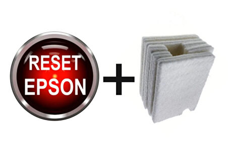 Epson L1110 L3100 L3110 L3150 L3210 L3250 Serisi RESET ve Atık Mürekkep Ped Tank Süngeri