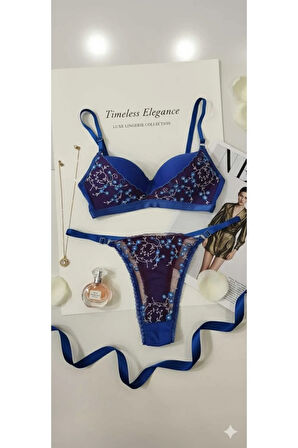 Büyük Göğüsler İçin C Cup Telsiz Sütyen Takımı – Dolgusuz, Sırt Ağrısını Azaltan Ultra Konforlu Form