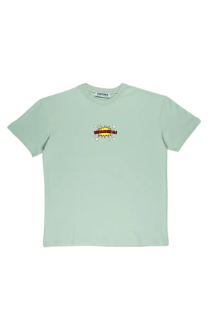 Lenithra Pop Art Muhammed Ali Sırt Baskılı Unisex Oversize T-shirt Gri / S