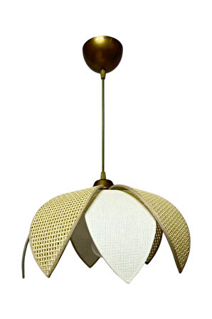 Rattan Pervane Model Sarkıt Avize Salon Oturma Odası Hol Antre Mutfak