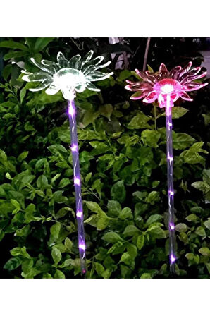 Güneş Enerjili Bahçe Işığı Bahçe Papatya Figür,Solar Aydınlatma Bahçe Süslemeleri