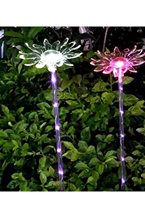 Güneş Enerjili Bahçe Işığı Bahçe Papatya Figür,Solar Aydınlatma Bahçe Süslemeleri