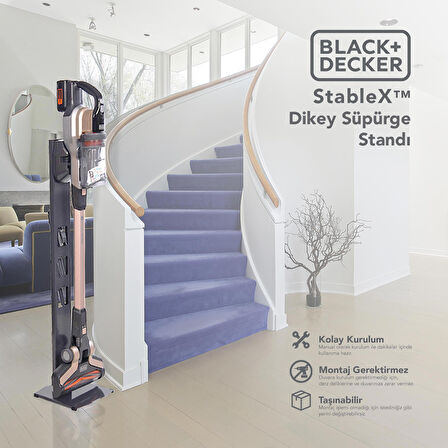 Black+Decker Stable X Dikey Süpürge Standı