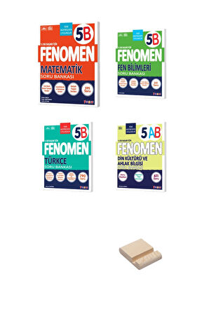 5. Sınıf B Serisi Matematik Fen Türkçe ve Din 4lü Set Soru Bankaları