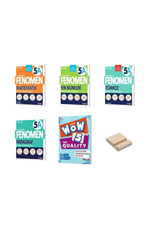 5. Sınıf A Serisi Matematik Fen Türkçe Paragraf ve İngilizce Set Soru Bankaları