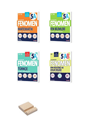 5. Sınıf A Serisi Matematik Fen Türkçe ve Din 4lü Set Soru Bankaları