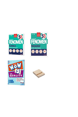 5. Sınıf B Serisi Türkçe Paragraf ve İngilizce 3lü Set Soru Bankaları