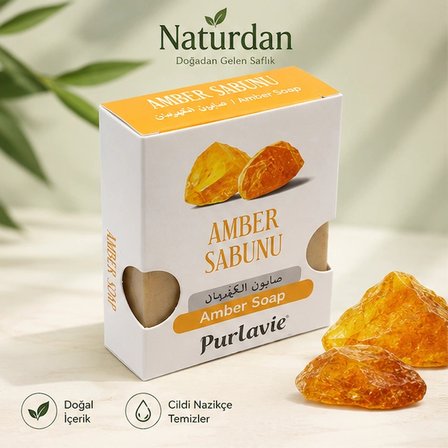 Amber sabunu-100g Doğal El Yapımı-9 adet