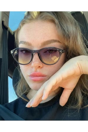 Patika Füme Gri Degrade İki Renk Camlı Güneş Gözlüğü Unisex Kadın Erkek