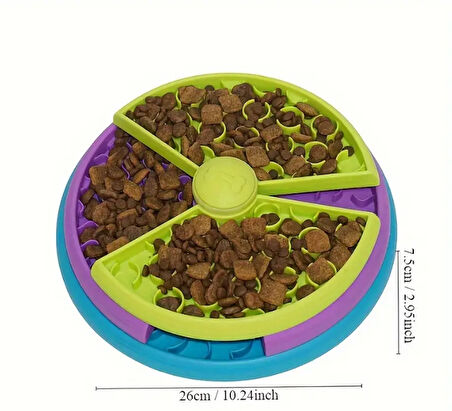Köpek Mama Bulmaca Yavaş Besleyici 3 Katlı Puzzle ZEKA OYUNU