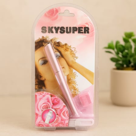Pilli Yanak Kıl Alma Makinesi (Pembe)