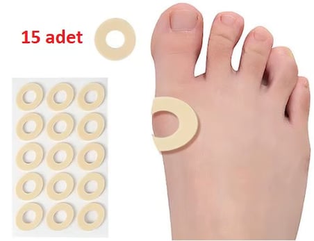 Ayak Nokta Pedi Sünger Yastık 15 li